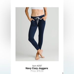 Zyia Navy Cozy Joggers